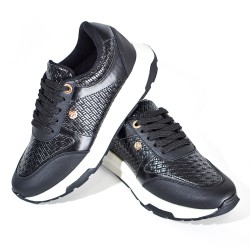 Price Shoes Tenis Urbanos Moda Mujer 282M-543NEGRO
