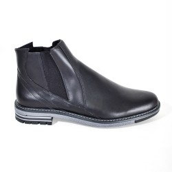 Price Shoes Botines Chelsea Clasico Cuero Hombre 663111104NEGRO