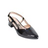 Priceshoes Zapatos Ejecutivo puntudo en Charol para Mujer 9721209NEGRO
