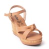 Price Shoes Sandalia Plataforma para Mujer 462JC016AMARETTO