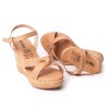 Price Shoes Sandalia Plataforma para Mujer 462JC016AMARETTO