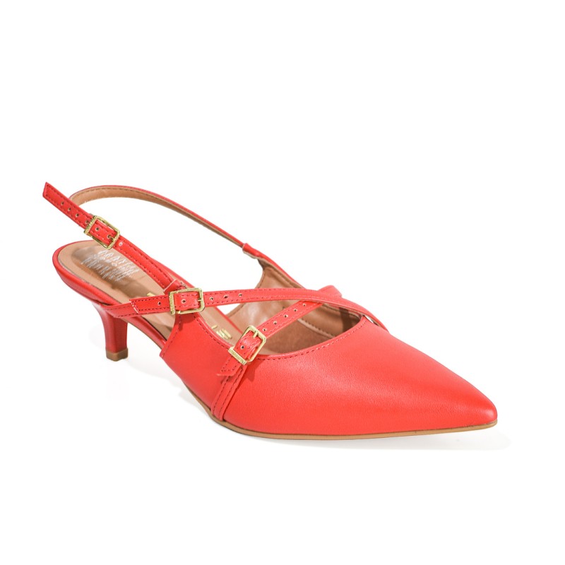 Price Shoes Tacones Kitten Heel Mujer 0221122-885ROJO