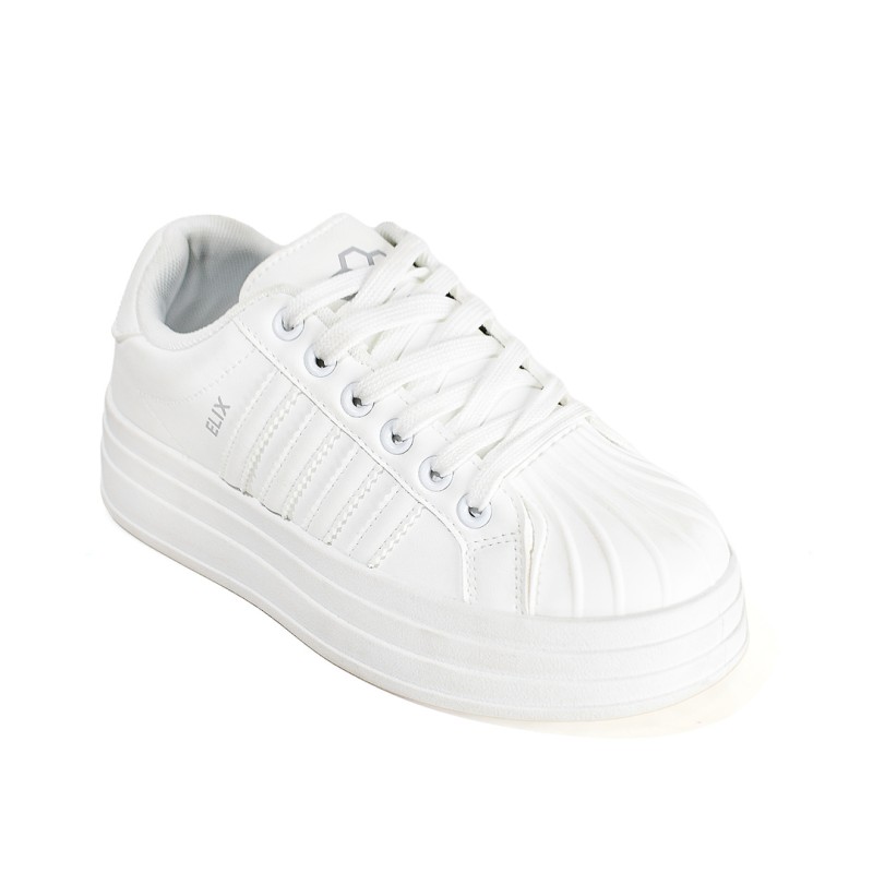 Price Shoes Tenis Moda para Mujer 722SM04BLANCO