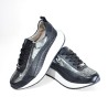 Sky Walk zapato casual en cuero para mujer 512ESKY202NEGRO