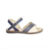 Price Shoes Sandalias Plana Bicolor Mujer 432938AZUL