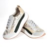 Sky Walk zapato casual en cuero para mujer 512ESKY202VERDE