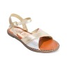 Price Shoes Sandalias Plana Metalizada Mujer 432938OROROSA