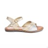 Price Shoes Sandalias Plana Metalizada Mujer 432938OROROSA
