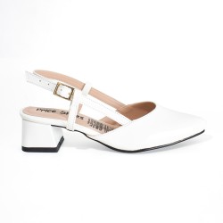 Priceshoes Zapatos Ejecutivo puntudo en Charol para Mujer 9721215TALCO