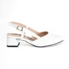Priceshoes Zapatos Ejecutivo puntudo en Charol para Mujer 9721215TALCO