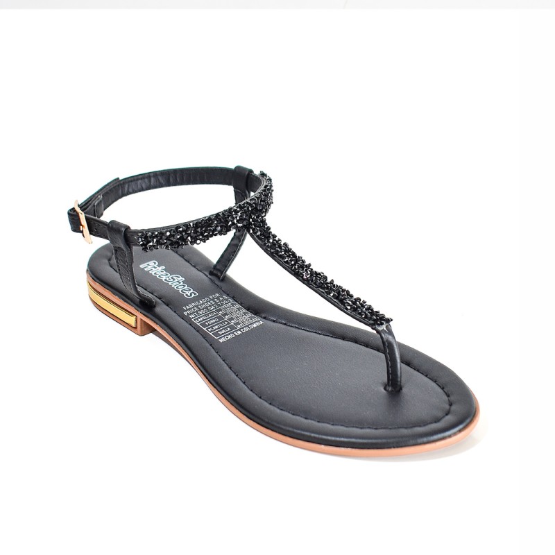 Priceshoes Sandalias Planas Mujeres 482Samaranegro