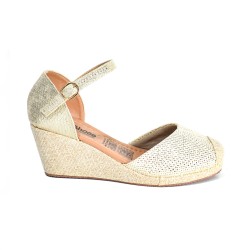 Price Shoes Plataformas  en Yute para Mujer 692A210PLATA