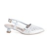 Price Shoes Zapatos  puntudo de tacón para Mujer 4822507PLATA