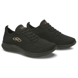 Price Shoes Tenis Deportivos Knit Mujer 652130GNEGRO