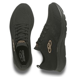 Price Shoes Tenis Deportivos Knit Mujer 652130GNEGRO