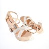Price Shoes Tacones Plataforma Brillo Mujer 182CE380AVELLANA