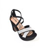 Price Shoes Tacones Plataforma Brillo Mujer 182CE380NEGRO