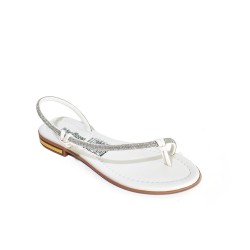 Price Shoes Sandalias Planas Strass Mujer 4822627TALCO