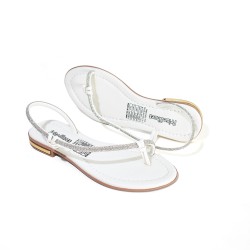 Price Shoes Sandalias Planas Strass Mujer 4822627TALCO