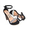 Price Shoes Tacones Plataforma Strass Mujer 182FL391NEGRO