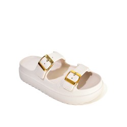 Price Shoes Sandalias Doble Hebilla Mujer 922SM217BEIGE