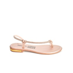 Price Shoes Sandalias Planas Strass Mujer 4822627OROROSA