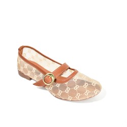 Price Shoes Baletas Mary Jane Malla Mujer 462JC024MIEL