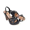 Price Shoes Tacones Plataforma Cruzados Mujer 182FL392NEGRO