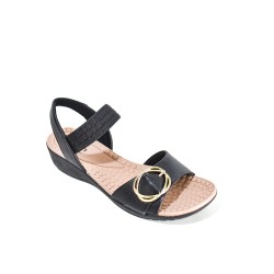Price Shoes Sandalias Confort Hebilla Mujer 652CP087NEGRO