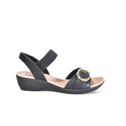 Price Shoes Sandalias Confort Hebilla Mujer 652CP087NEGRO