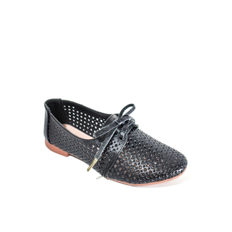 Price Shoes Mocasines Perforados Mujer 892BOLICHERONEGRO
