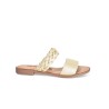 Price Shoes Sandalias Planas Trenza Mujer 692502CHAMPANA