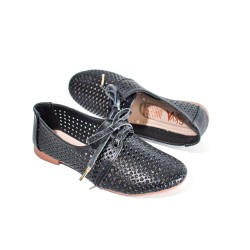 Price Shoes Mocasines Perforados Mujer 892BOLICHERONEGRO
