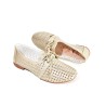 Price Shoes Mocasines Perforados Mujer 892BOLICHEROCHAMPANA