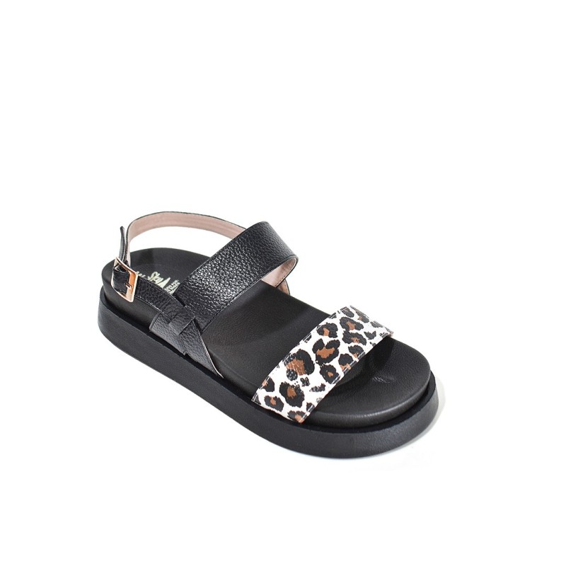 Price Shoes Sandalias Plataforma Animal Mujer 982599NEGRO