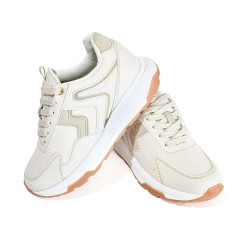 Price Shoes Tenis Urbanos Walking Mujer 822741BEIGE