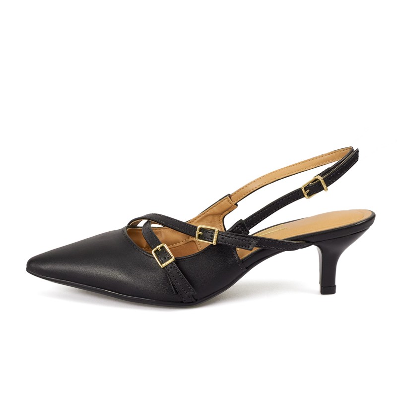 Priceshoes Zapatos Ejecutivo puntudo para Mujer 0221122-885NEGRO