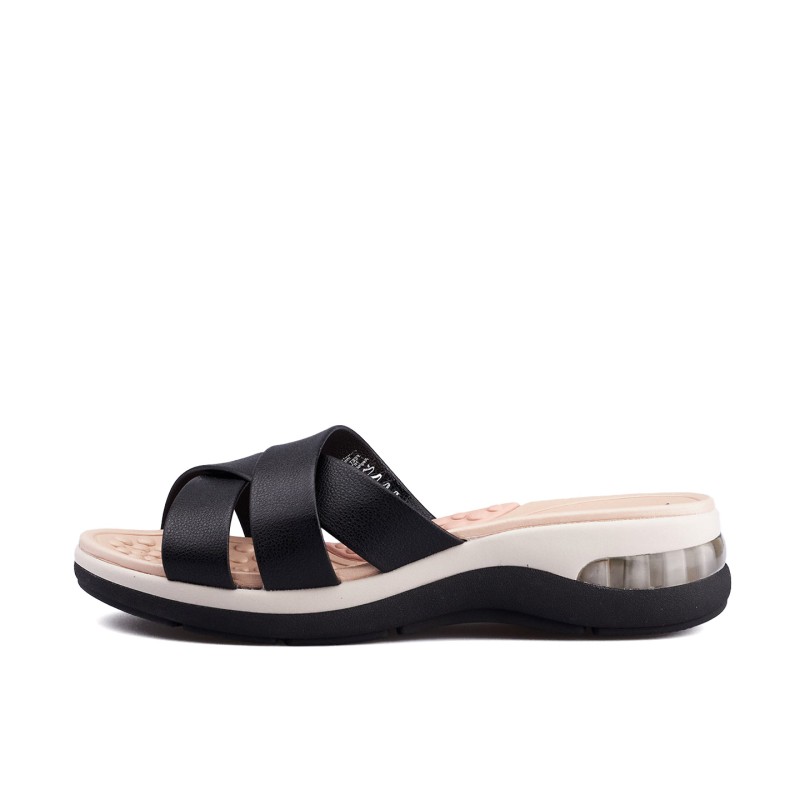 Price Shoes Sandalia Confort para Mujer 0227183-100NEGRO