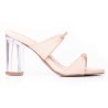 Priceshoes Sandalia Tacon Cristal 952L-19NUDE