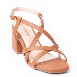 Price Shoes Tacon Bajo Para Mujeres 952L-07MIEL