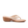 Sandalia para dama Beira Rio 0228527-103CREMA