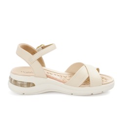 Price Shoes Sandalia Confort para Mujer 0227183-103CREMA