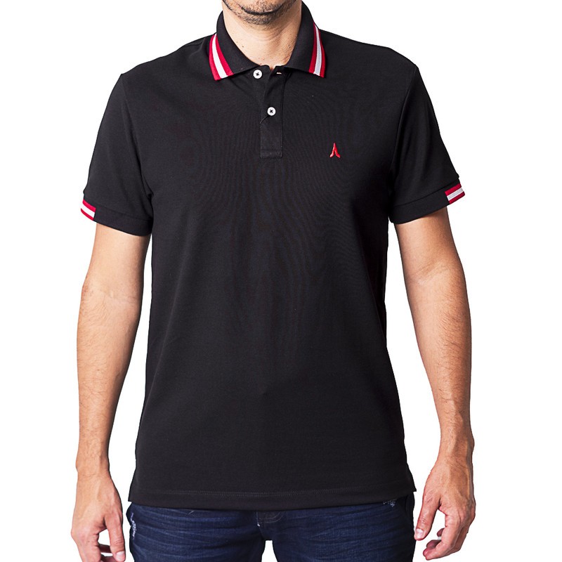 Sky Walk Camiseta Tipo Polo Para Hombre 7731140100D3NEGRO