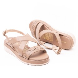 Price Shoes Sandalias Confort para Mujer 6029262TABACO