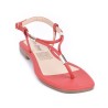 Price Shoes Sandalia Plana Para Mujer 642SP-66ROJO