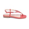 Price Shoes Sandalia Plana Para Mujer 642SP-66ROJO