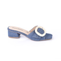 price shoes sandalias Tacon Bajo para dama 882JUAQUINAINDIGO