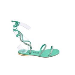 Price Shoes Sandalias Planas Mujer 802907Verde