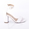 Priceshoes Tacon Moda Mujeres 962CR422BLANCO