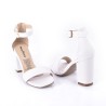 Priceshoes Tacon Moda Mujeres 962CR422BLANCO